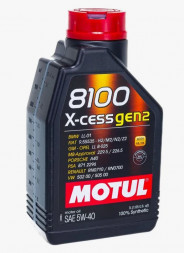 Масло мотор. MOTUL  5W40 8100 X-CESS Gen2 (1л) 1*12 шт.