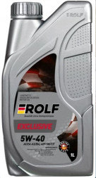 Масло мотор.  5W40 ROLF Exclusive A3/B4 SN/CF пластик (1л) 1*12шт