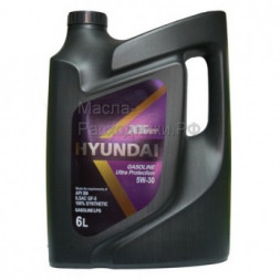 Масло моторное Hyundai XTeer Gasoline Ultra Protection 5W30 (синт), 6л.