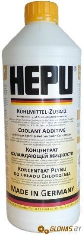 Антифриз концентрат HEPU желтый (1,5 л) 1*12шт