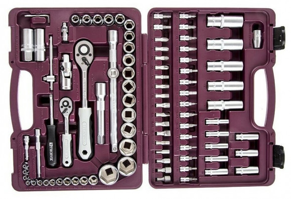 UTS0094 Набор инструмента универсальный 1/4&quot;, 1/2&quot;DR, 94 предмета