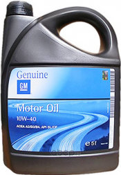 Масло мотор. 10W40 GM   A3/B4,  CF/SL (5л) 1*4 шт.