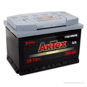 AKTEX АКБ 6СТ-77 STANDART  евро(720А)