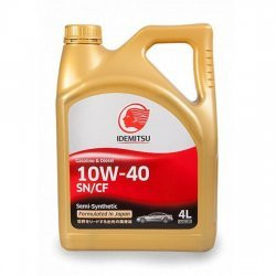 Масло мотор. 10W40 Idemitsu (4 л) пластик 1*6 шт.