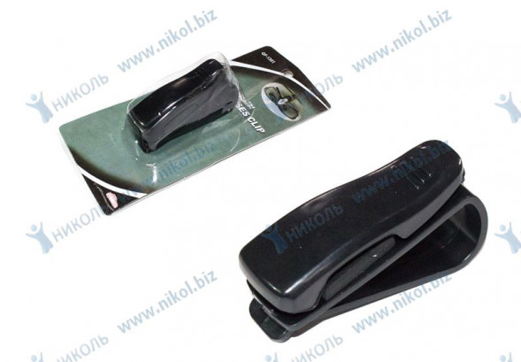 Держатель очков универс. клипса (черный)