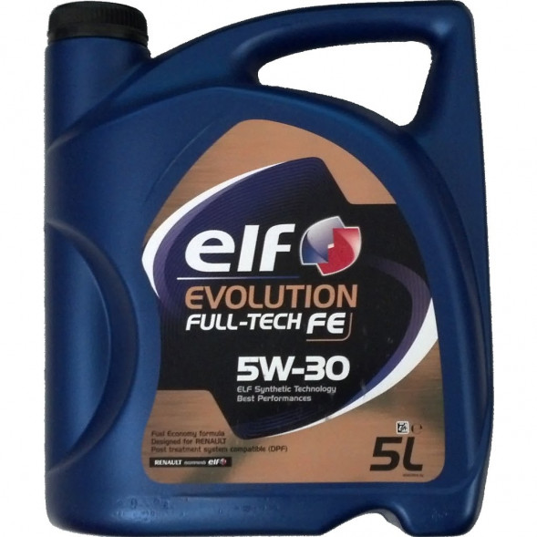 Масло мотор. 5W30 ELF Evolution FULL-TECH FE ACEA C4 пластик (5 л.) 1*3 шт.