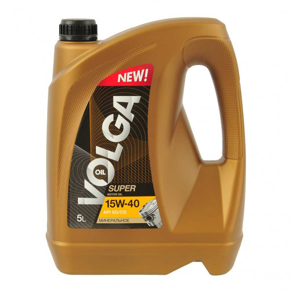 Масло мотор. 15W40 Волга-Ойл Super 5л (1*3шт)