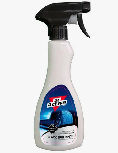 Чернитель резины Black Brilliance Dr.Active тригер-спрей 500 мл 1*12шт
