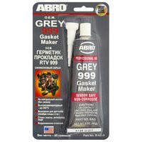 Герметик прокладок силиконовый ABRO RTV 999 серый (85 гр.) 1*12 шт. (9ABRW)