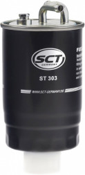 Фильтр топливный SCT ST 303- VW T2/GOLF 2/LT/POLO 1.3D-2.4D/HONDA ACCORD 2.0D -00