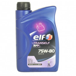 Масло трансм. 75W80 ELF TRANSELF NFP API GL-4+ пластик (1 л.) пластик 1*12 шт.