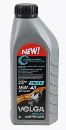 Масло мотор. 15W40 Волга-Ойл Super SJ/CF (1л) 1*12шт