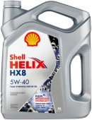 Масло мотор.  5W40 Shell Helix HX8 SN Plus/CF A3/B4 пластик (4 л.) 1*4 шт.