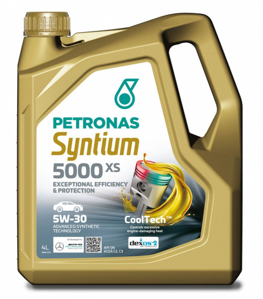 Масло мотор. 5W30 PETRONAS SYNTIUM 5000 XS SN, C2/C3 4л  (1*4шт)