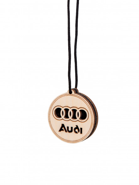 Автоподвеска АУДИ с ароматизатором круг.