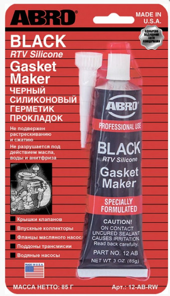 ABRO Герметик прокладок Черный 85гр