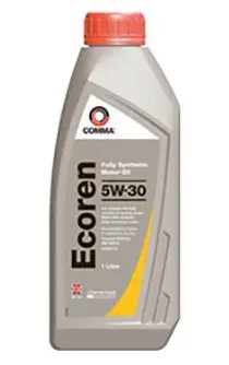 Масло мотор.  5W30 COMMA ECOREN (1 л.) пластик 1*12шт.
