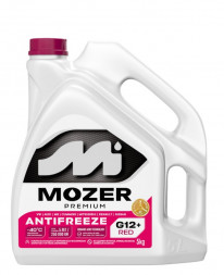 Антифриз MOZER G12+PREMIUM красный    5кг (2шт)