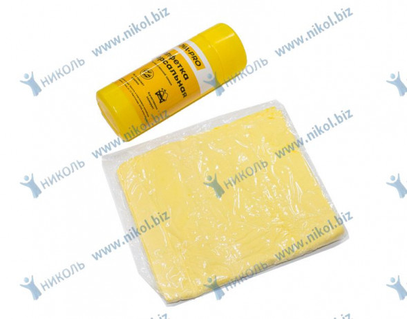 Салфетка замша NOVA-PRO малая (в пенале) 43х32