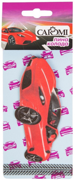 Ароматизатор картонный CAROMI "Машина" Пина Колада"