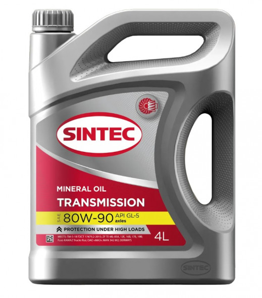 Масло трансм. 80W90 SINTEC ТМ-5 GL-5   (4л) 1*4шт
