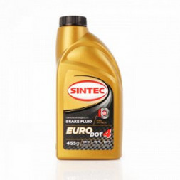 Жидкость тормоз. ДОТ-4 Sintec  EURO 0,455гр (1*25шт) tk 250оС