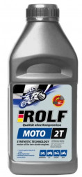 Масло мотор.  ROLF MOTO 2T  (п/с) ПЛАСТИК 0.5л (1*25шт)