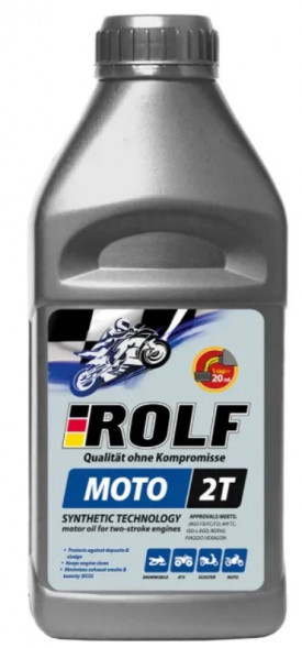 Масло мотор.  ROLF MOTO 2T  (п/с) ПЛАСТИК 0.5л (1*25шт)