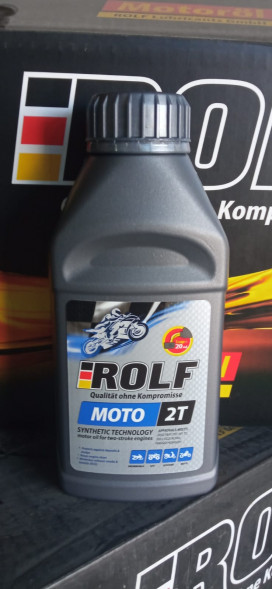 Масло мотор.  ROLF MOTO 2T  (п/с) ПЛАСТИК 0.5л (1*25шт)