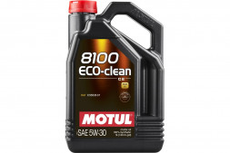 Масло мотор.  5W30 MOTUL 8100 ECO-CLEAN SN C2 пластик (5 л.) 1*4 шт.