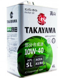 Масло моторное TAKAYAMA SAE 10W40 API SL  A3/B4  (1л) ЖБ