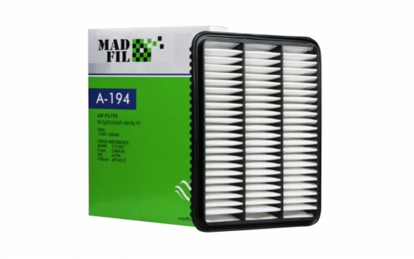 MADFIL Воздушный фильтр 17801-50040   10702070/110724/3238538 ,  шт