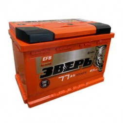 АКБ 6СТ-77 ЗВЕРЬ евро.(750А)