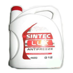 Антифриз A-75 Sintec LUX G12 концентрат (красный) 5 кг(1*4шт)