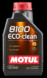 Масло мотор. MOTUL  8100 ECO-CLEAN 5W30 1л (1*12шт)