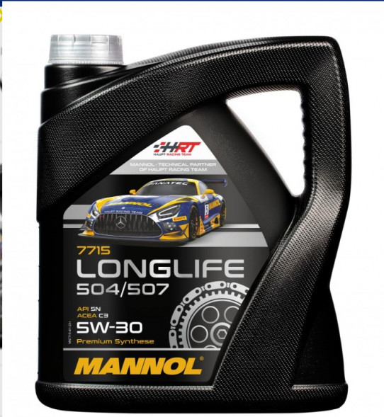 Масло мотор. 5W30 MANNOL 7715 O.E.M. for VW Audi Skoda (4л.) пластик 1*4шт