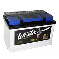 Аккумулятор 6СТ- 75 WESTA Black (о.п.700А) Евро низ (278*175*175)