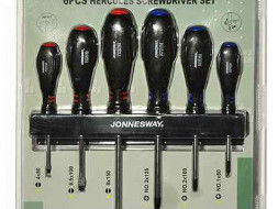 D03PR06S Набор отверток стержневых HERCULES, 6 предметов