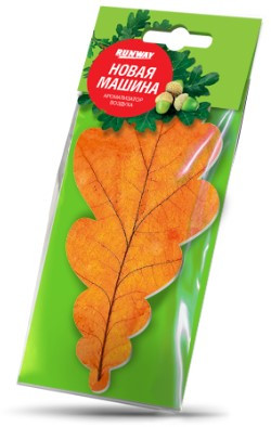 Ароматизатор воздуха Листик &quot;Новая машина&quot;