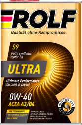 Масло мотор. 0W40 ROLF ULTRA A3/B4 SN/CF (4л) 1*4шт