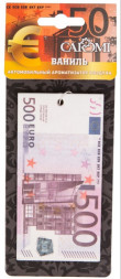 Ароматизатор картонный CAROMI Банкнота Евро "Ваниль"