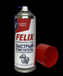 Быстрый очиститель - универсальный обезжириватель FELIX в аэроз. уп. 520 мл (12шт)