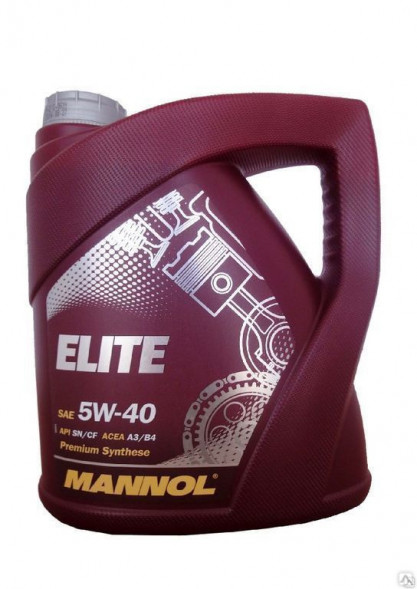 Масло мотор. 5w40 MANNOL 7903 ELITE ACEA A3/B4 API SN/CH-4(4л.) 1*4шт.