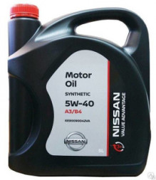 Масло мотор. 5W40 Nissan Motor Oil API SN/CF (5л) 1*3шт.