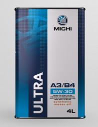 Масло мотор. 5w30 Michi Ultra A3/B4 4л