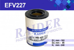EFV227 Фильтр Raider возд.(SNF-LUXTR104P-B) ГАЗ 3302 3310 2217 дв.ЗМЗ-405,406 выпуск до 2003 1*8 шт.