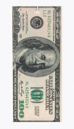 Ароматизатор картонный CAROMI &quot; Банкнота Доллар&quot; Новая машина