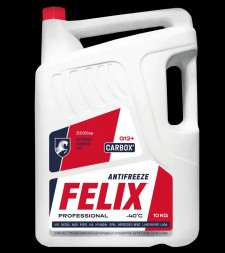 Антифриз FELIX CARBOX, G12+ в п/э кан.10кг (2шт)