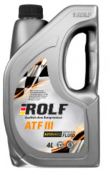 Масло трансм. ROLF ATF III  4л (1*4шт) ПЛАСТИК