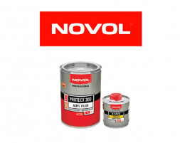 Грунт акр. 300 (4+1 MS) чёрный 1л (Novol) 1*6 шт.